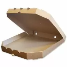 Коробка под пиццу, бурая (артикул: 010400057) купить в разделе «Картонные коробки для пиццы».